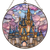 Magical Castle Suncatcher Vinyl Car Decal Sticker – Waterproof & UV-Resistant 3.4133333333333336"