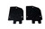 2x Fishbone Offroad Bumper | Black Steel | Direct Fit for 2016-2023 Toyota Tacoma