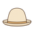 Pastel Pilgrim Hat Vinyl Car Decal Sticker – Waterproof & UV-Resistant 6.826666666666667"