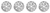 4x Fits 2016-2022 Toyota Tacoma Coast To Coast Wheel Skin IWCIMP445X IMPOSTOR; 16 Inch; 6 Split Spokes; Snap-On; Plated; Chrome; ABS Plastic; Set Of 4