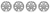 4x Chrome Snap-On Wheel Skins | Fits 2016-2021 Chevy Malibu | Set Of 4