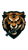 Tiger Knife Shield Vinyl Car Decal Sticker – Waterproof & UV-Resistant 4.8533333333333335"