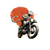 Cat On Motorcycle V5 Vinyl Car Decal Sticker – Waterproof & UV-Resistant 3.4133333333333336"