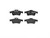 4x Brembo D973-8248 Brake Pads | Set of 4 | Low Dust | Premium Stainless-Steel Hardware