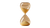 Golden Sand Hourglass V2 Vinyl Car Decal Sticker – Waterproof & UV-Resistant 5.4