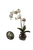 Orchid In Vase V2 Vinyl Car Decal Sticker – Waterproof & UV-Resistant 4.4