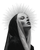Veiled Gothic Portrait Vinyl Car Decal Sticker – Waterproof & UV-Resistant 8.0"