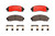 4x Brembo Ceramic Brake Pad Set 2002-2007 Equinox Torrent Vue|Low Dust, Premium Quality, Quiet Braking
