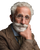 Elderly Librarian Portrait Vinyl Car Decal Sticker – Waterproof & UV-Resistant 4.0"