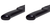 2x TrailFX Black Powder Coated 5" Oval Bent Nerf Bar | With Step Pads, Rocker Panel Mount