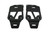 2x Upgraded DV8 Offroad Fog Light Mounts | Fits 2018-2022 Wrangler JL, Gladiator JT | Mounts Two 3 Inch Lights,No-Drill, Powder Coated, Set of 2