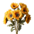 Silk Sunflower Bouquet Vinyl Car Decal Sticker – Waterproof & UV-Resistant 3.4133333333333336"