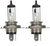 2x Upgrade your vehicle's headlights with Wagner Standard Series 9003 Halogen Bulb | Brighter and longer-lasting illumination with 60W power