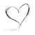 Minimalist Heart Symbol Vinyl Car Decal Sticker – Waterproof & UV-Resistant 3.4133333333333336"