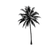 Palm Tree Silhouette V13 Vinyl Car Decal Sticker – Waterproof & UV-Resistant 6.826666666666667"