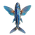 Flying Fish Exocoetus Vinyl Car Decal Sticker – Waterproof & UV-Resistant 3.4133333333333336"