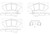4x Premium Ceramic Brake Pads Set | Fits Pontiac Bonneville, Buick LeSabre, Park Avenue, Chevrolet Monte Carlo, Impala | Low Dust, Quiet, Smooth | Set of 4