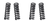 2x Skyjacker Suspensions Leveling Kit | Boost Performance and Comfort | Fits 2013-2020 Ram 3500, 2500