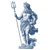 Poseidon Statue Tattoo Vinyl Car Decal Sticker – Waterproof & UV-Resistant 3.4133333333333336"