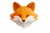 Clever Cartoon Fox Vinyl Car Decal Sticker – Waterproof & UV-Resistant 2.986666666666667"