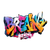 Graffiti Breaking Vinyl Car Decal Sticker – Waterproof & UV-Resistant 3.4133333333333336"