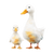 Mother And Duckling Vinyl Car Decal Sticker – Waterproof & UV-Resistant 6.826666666666667"