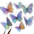 Pastel Iridescent Butterflies Vinyl Car Decal Sticker – Waterproof & UV-Resistant 3.4133333333333336"
