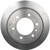 2x Raybestos Black Fusion Brake Rotor | 2006-2010 Hummer: H3, H3T | High Performance Single Rotor
