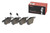 4x Ultimate Braking Performance | Brembo Brake Pads for 2005-2011 Audi A6, A4, Quattro - Set Of 4