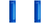 2x Durable Blue Boat Fender 5-1/2x19 | PVC, Ribbed for Strength | Ideal for 15-20 ft Boats