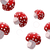 Red Polka-Dot Mushroom Vinyl Car Decal Sticker – Waterproof & UV-Resistant 6.826666666666667"