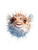 Pufferfish Watercolor Illustration Vinyl Car Decal Sticker – Waterproof & UV-Resistant 8.213333333333333"