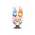 Chibi Elemental Mage Vinyl Car Decal Sticker – Waterproof & UV-Resistant 3.4133333333333336"