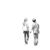 Teenagers Holding Hands Vinyl Car Decal Sticker – Waterproof & UV-Resistant 3.4133333333333336"