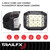 2x Unleash the Night with TFX LED Driving Light | Powerful 75W 60° Spot/140° Flood Beam | 9000 Raw Lumens