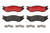 4x Brembo Ceramic Brake Pads | 2002-2006 Dodge Ram 1500, Durango | Low Dust, Quiet, Premium Set Of 4