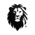 Geometric Lion Logo Vinyl Car Decal Sticker – Waterproof & UV-Resistant 6.826666666666667"