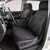 2x Custom Fit Polycotton SeatSaver Seat Cover | Charcoal Black | Protect Seats From Work And Play
