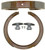 4x Professional Grade Parking Brake Shoe | OE Replacement, Highest Sheer Strength, Premium Steel