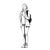 Woman Holding Phone V2 Vinyl Car Decal Sticker – Waterproof & UV-Resistant 3.4133333333333336"
