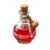 Red Alchemy Potion Vinyl Car Decal Sticker – Waterproof & UV-Resistant 3.4133333333333336"
