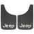2x Universal Fit 9x15 Mud Flaps | Jeep Logo, Fiberglass Reinforced | Set of 2 | Easy Installation