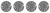 4x Enhance Your Ride with 15" Silver 10 Spoke Wheel Covers | Fits Various 05-07 Chrysler Town & Country