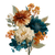 Fall Flower Bouquet V2 Vinyl Car Decal Sticker – Waterproof & UV-Resistant 6.826666666666667"
