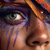 Iridescent Feather-Eyed Woman Vinyl Car Decal Sticker – Waterproof & UV-Resistant 6.826666666666667"