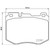 4x Brembo Brake Pads | Low-Metallic D1796-9025 | Set Of 4 - 2015-2021 Mercedes-Benz C350e,C400,C300,E300,GLC300