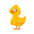 Cartoon Duck Character V6 Vinyl Car Decal Sticker – Waterproof & UV-Resistant 3.4133333333333336"