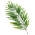 Palm Leaf Illustration V3 Vinyl Car Decal Sticker – Waterproof & UV-Resistant 3.4133333333333336"