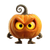 Glowing Pumpkin Character Vinyl Car Decal Sticker – Waterproof & UV-Resistant 6.826666666666667"
