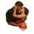Fiery Passionate Embrace Vinyl Car Decal Sticker – Waterproof & UV-Resistant 3.4133333333333336"